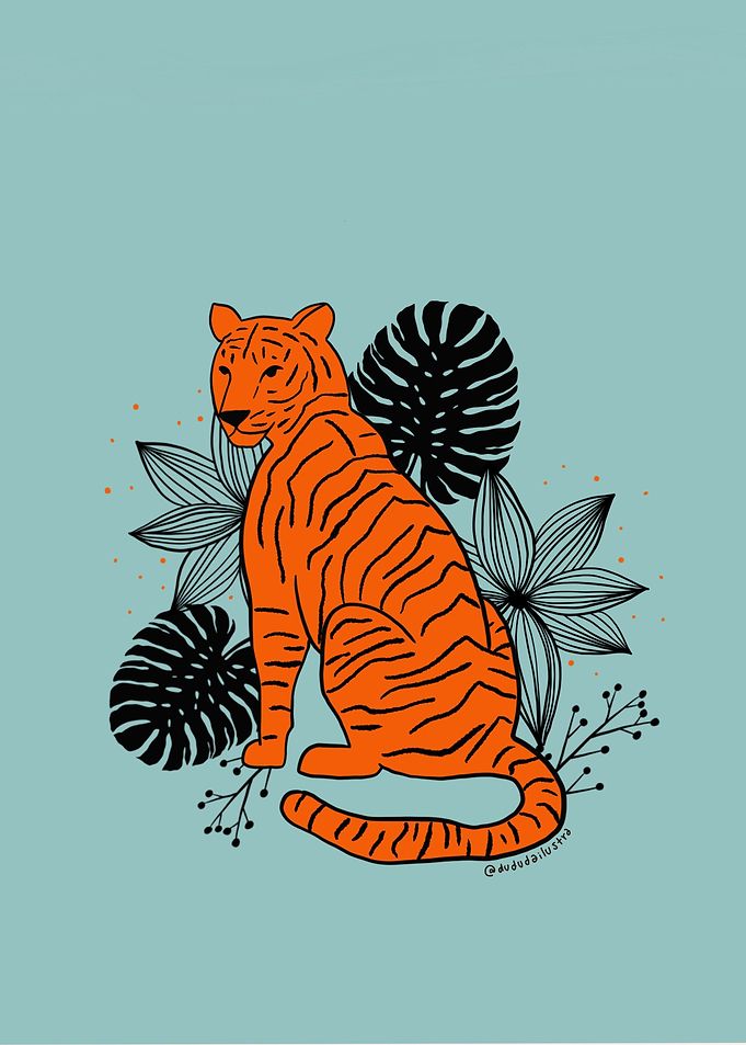 Tiger flourish