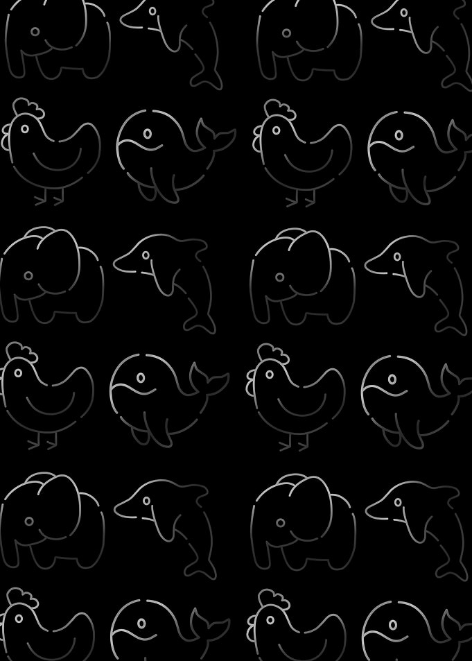 lineart symbol animals