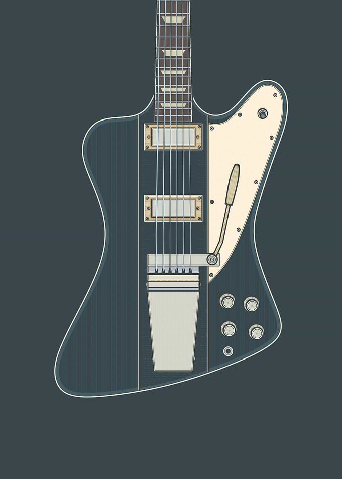 Dark Stylish Guitar