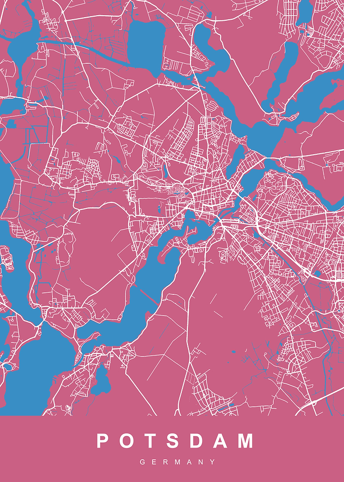 POTSDAM Map GERMANY