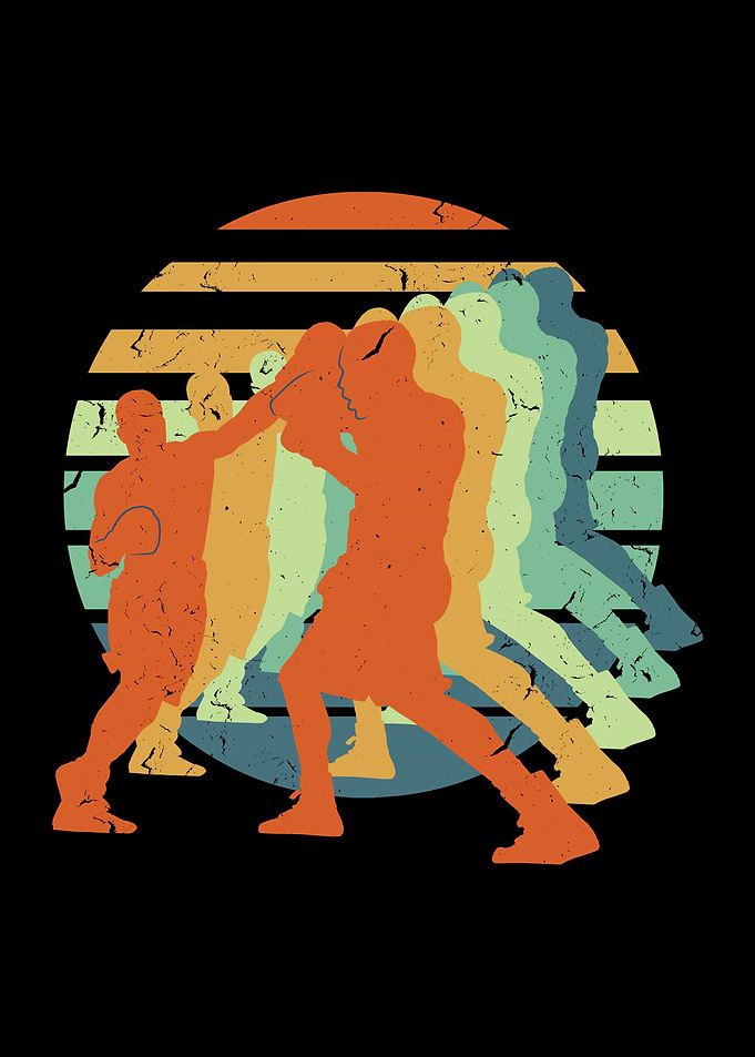 Boxing Retro Vintage