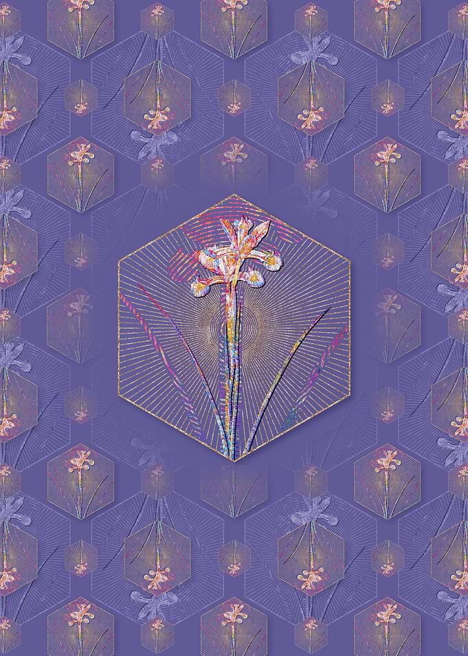 Spanish Iris Pattern