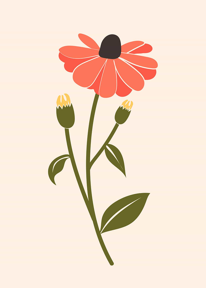 Cute Elegant flower branch