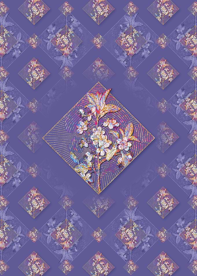 White Plum Flower Pattern