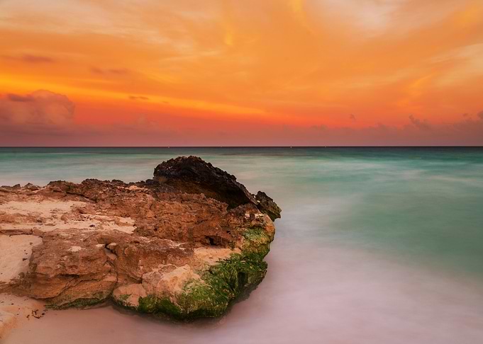 Sunset long exposure