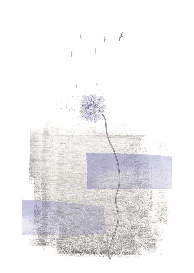 Minimalist Flower Japandi