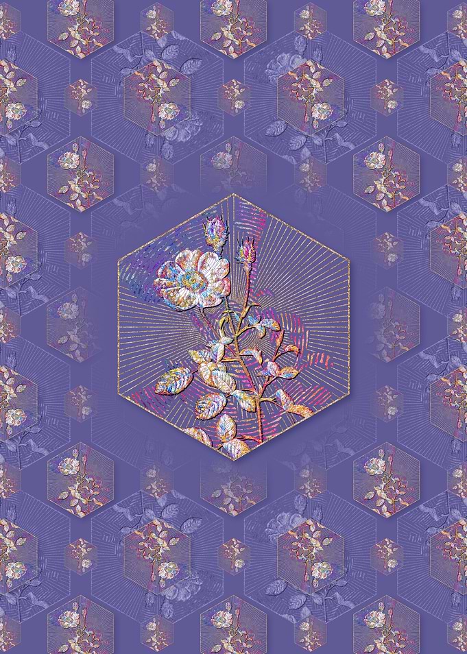 Sparkling Rose Pattern