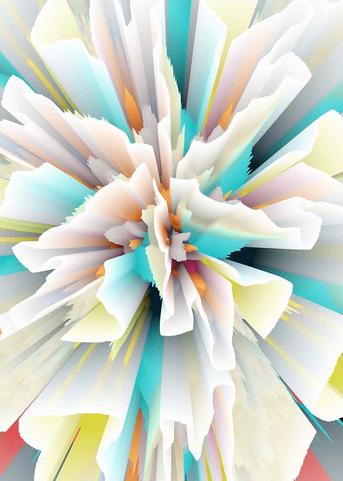 abstract flowers