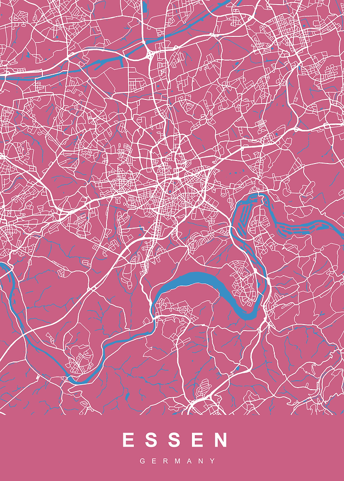 ESSEN Map GERMANY