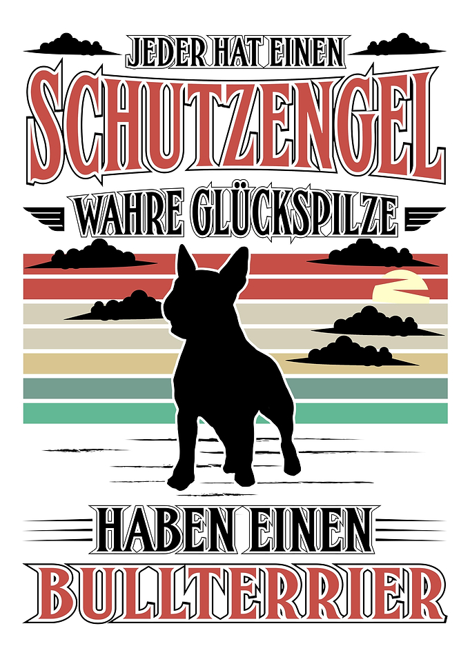 Bullterrier Schutzengel Mi