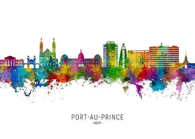 Port au Prince Skyline