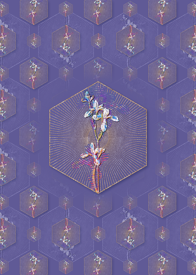 Siberian Iris 2 Pattern