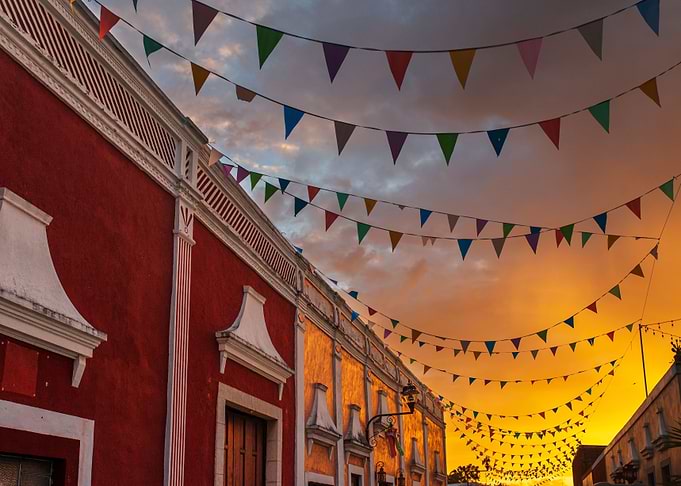 Sunset in Valladolid