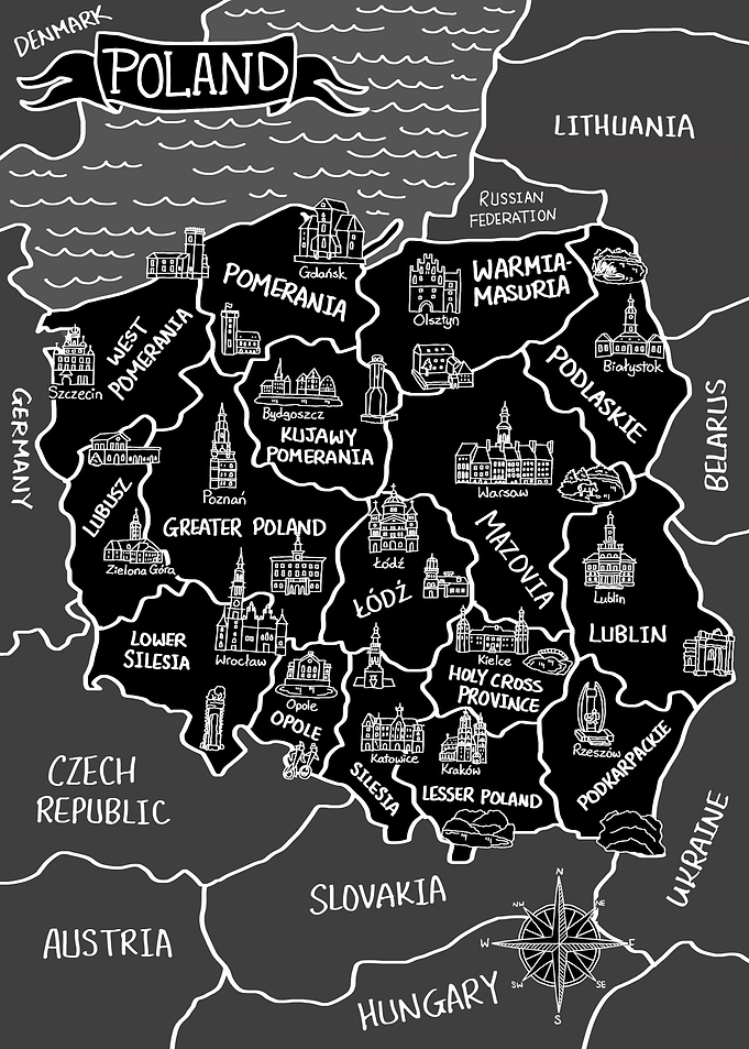 Dark Map of Poland