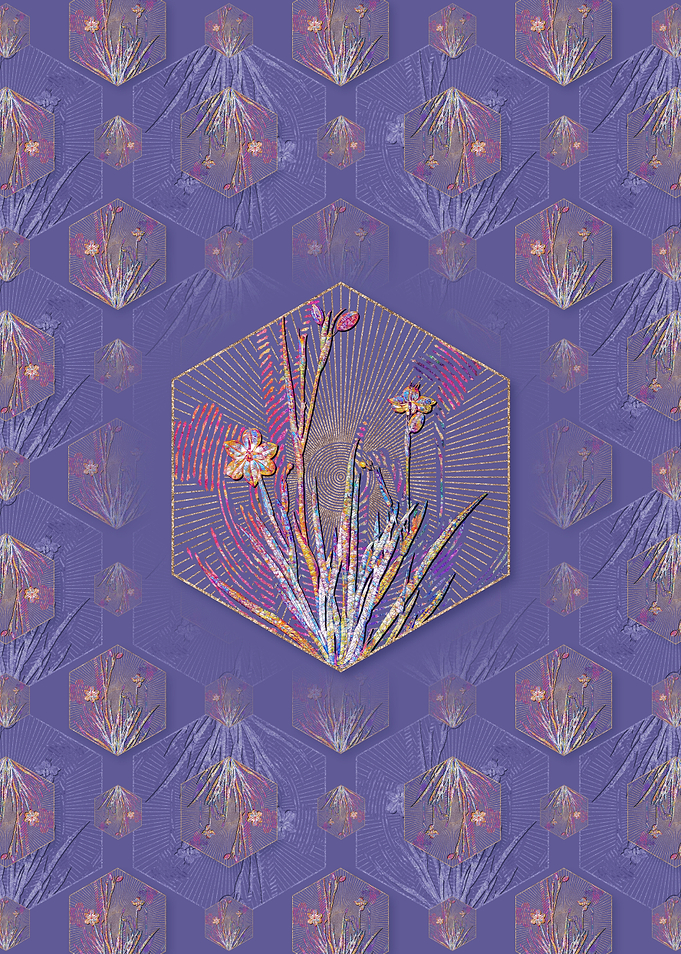 Yellow Eyed Grass Pattern