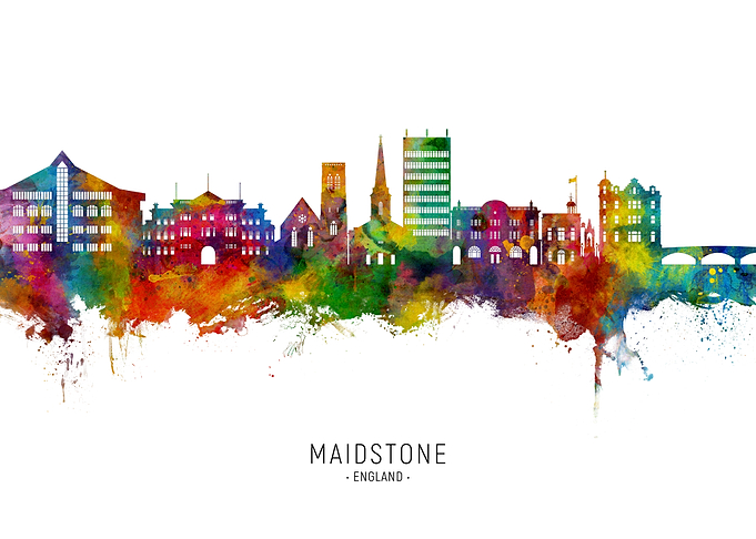 Maidstone Skyline England