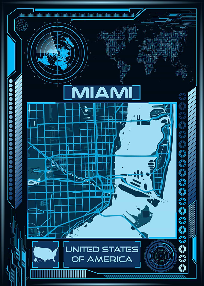 MIAMI MAP USA