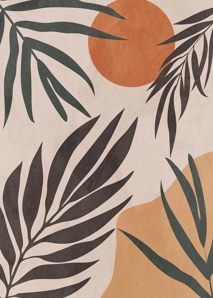 TROPICAL FLORAL NATURE 57A