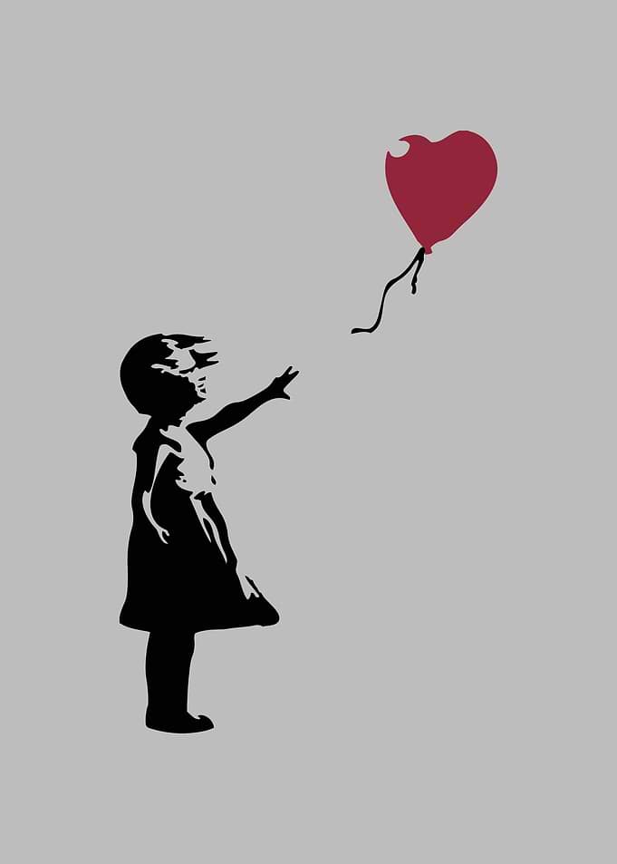 Banksy Girl with Balloon