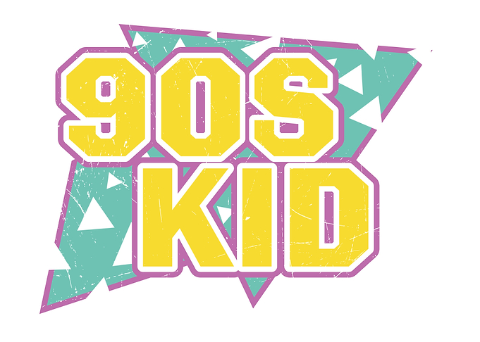 Retro 90s Kid Nostalgia