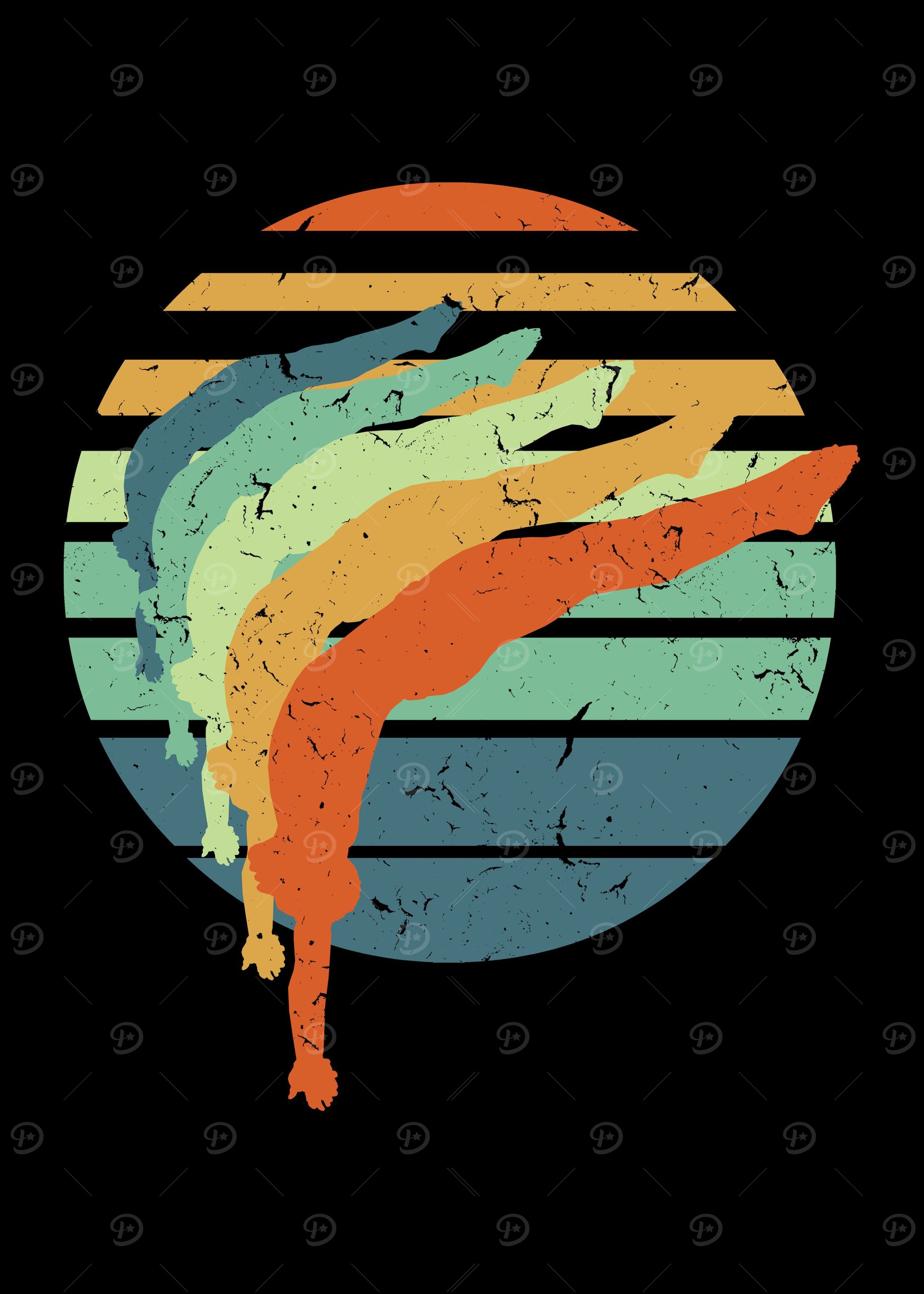 Diver Retro Vintage
