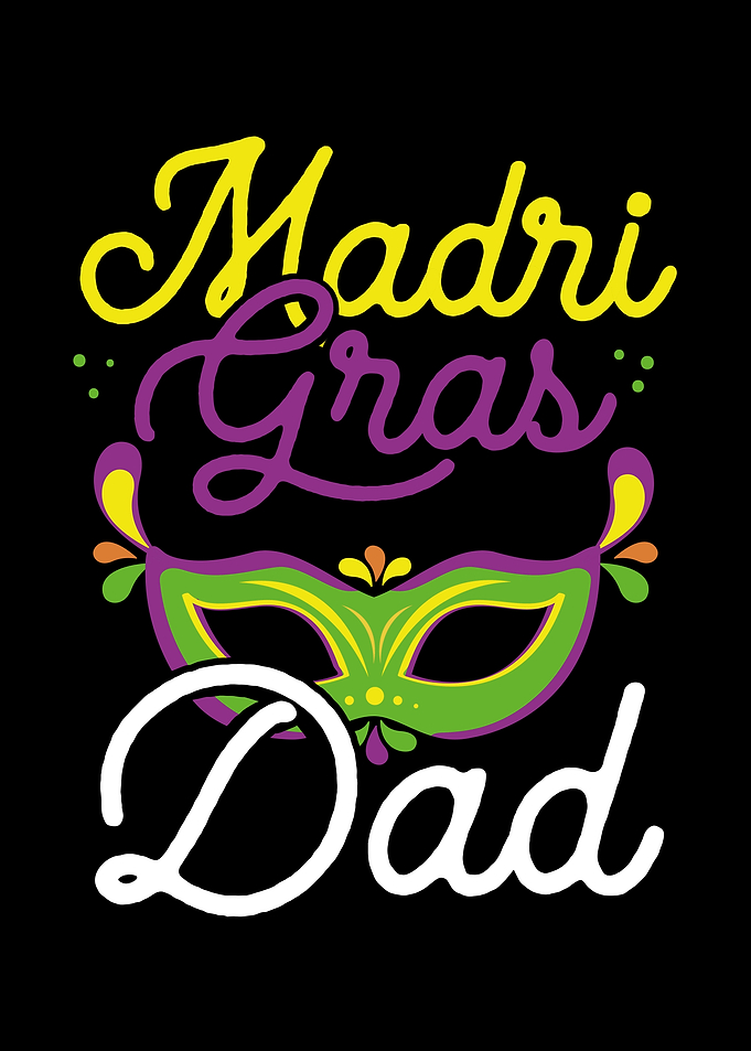 Mardi gras dad