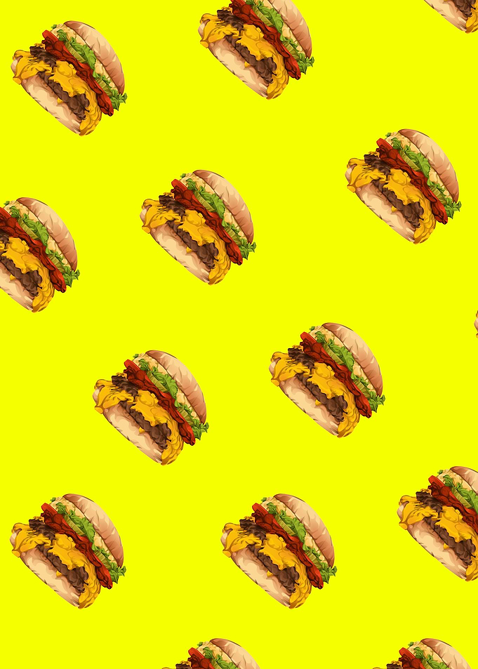 A hamburger