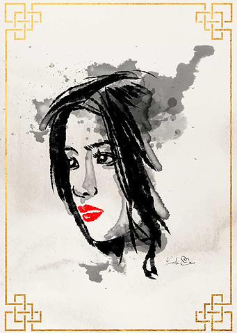 Geisha portrait