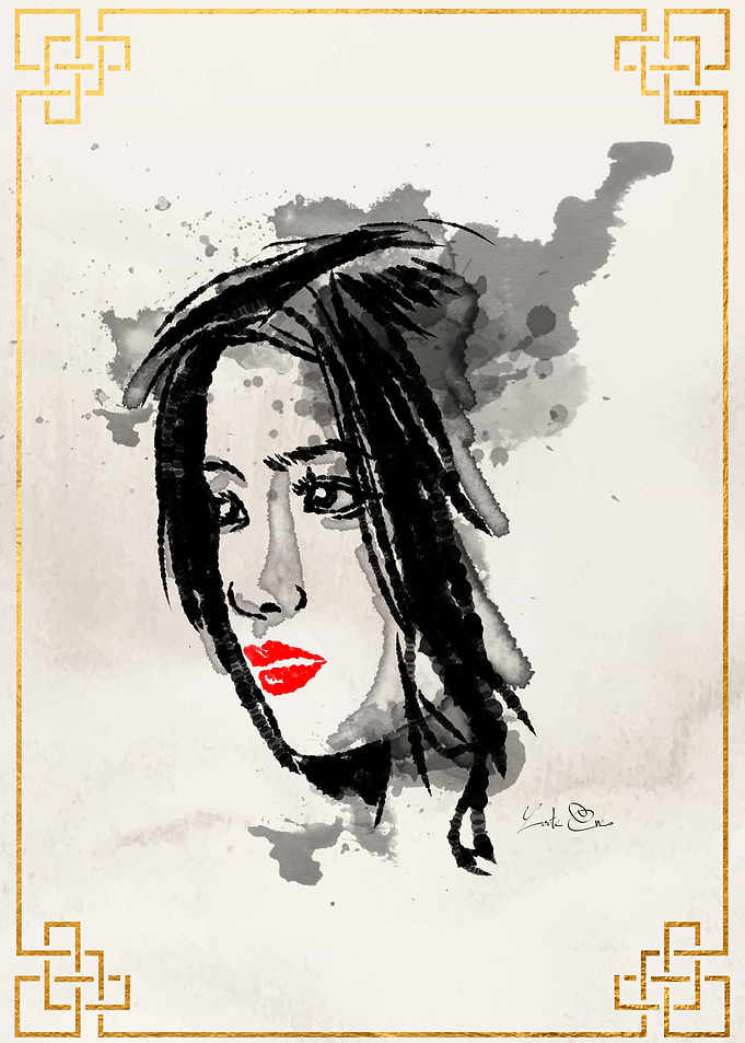 Geisha portrait