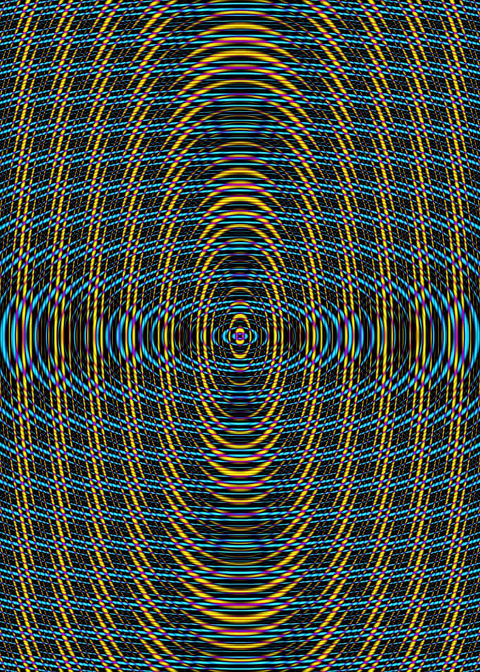 Illusions colorful design
