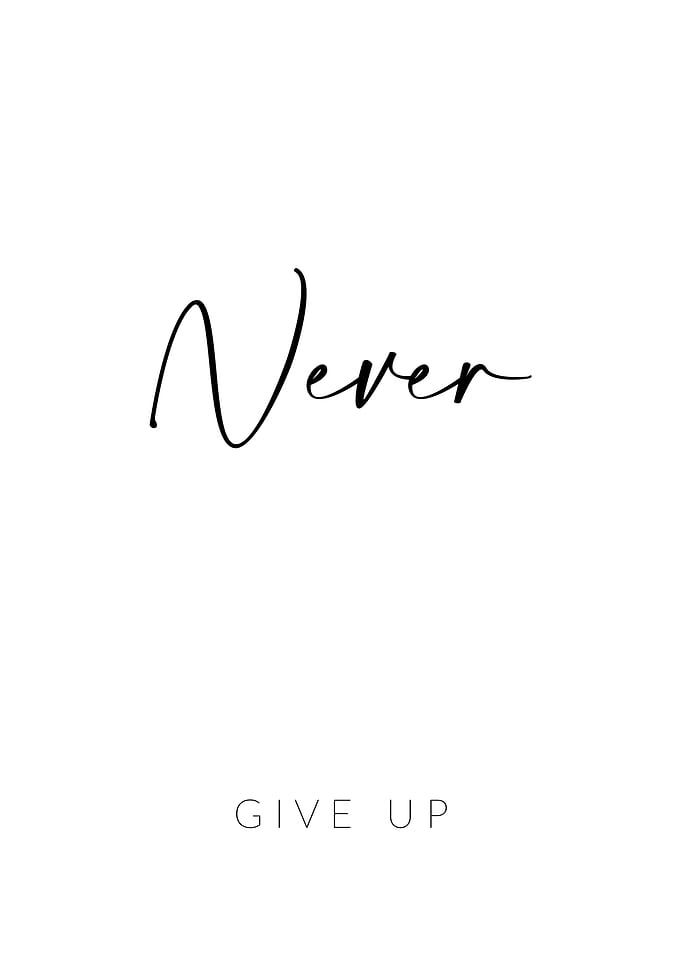 Never Give Up