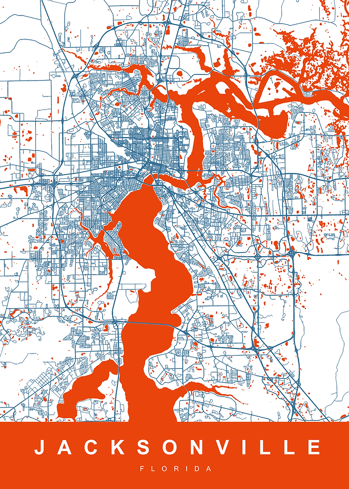 JACKSONVILLE Map FLORIDA