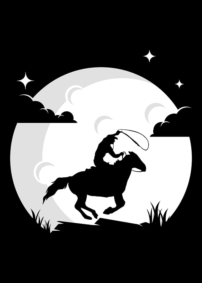 Cowboy Moon Cowboy Rodeo C
