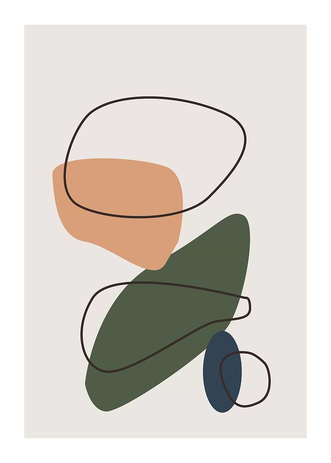 Abstract contemporary line