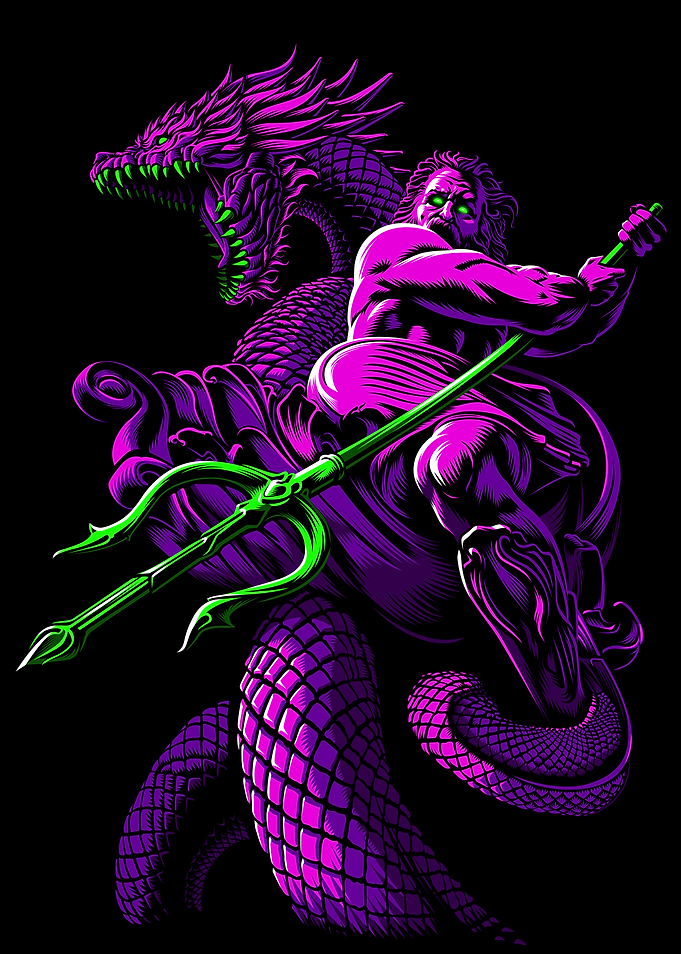Poseidon with Trident