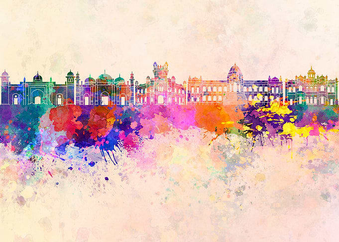 Dhaka skyline