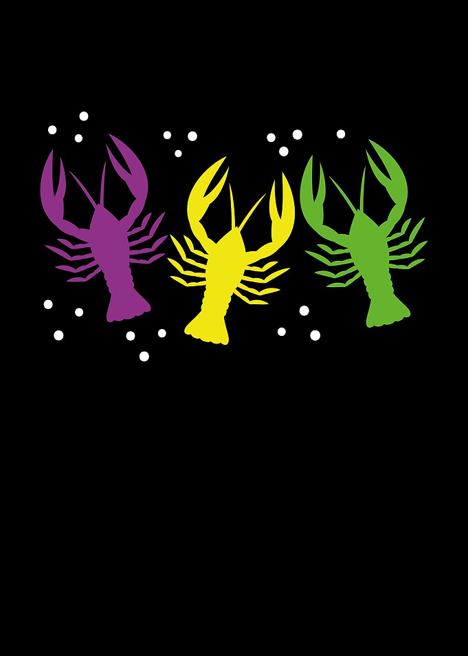 Mardi gras lobster