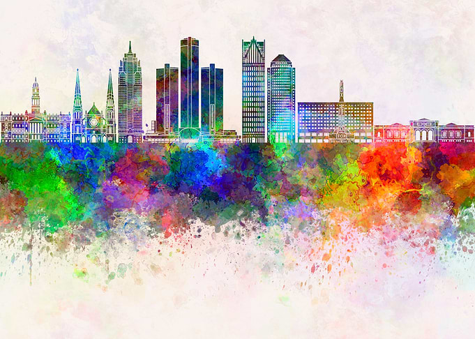 Detroit V2 skyline