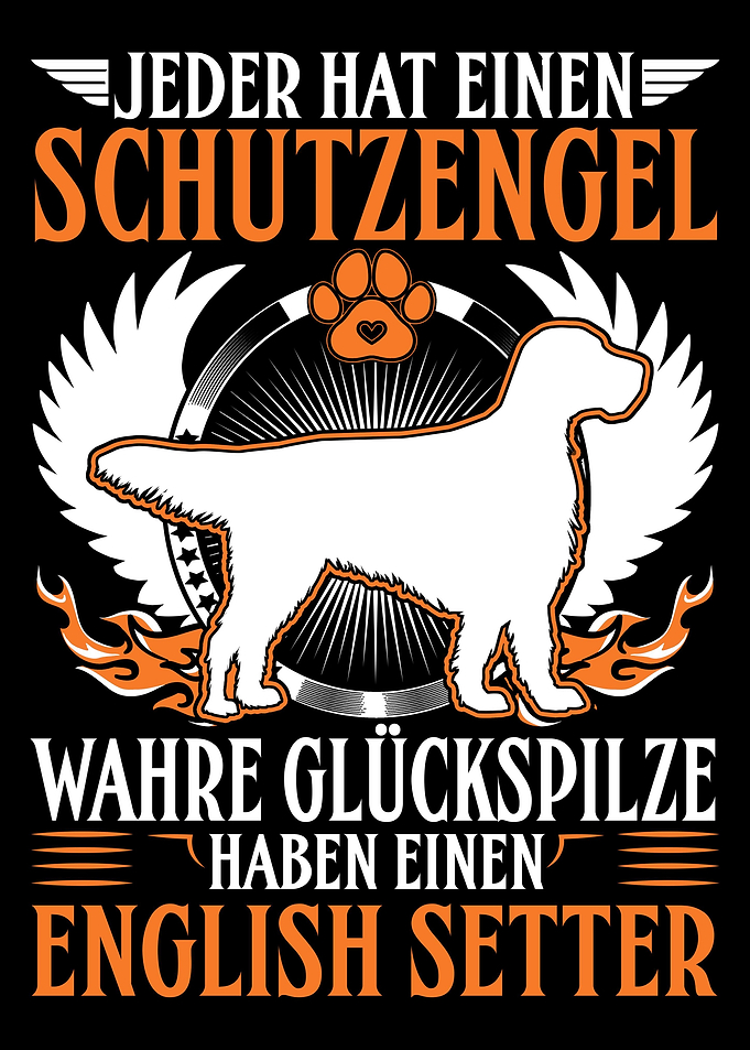 English Setter Schutzengel