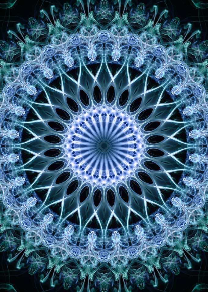 Frozen mandala