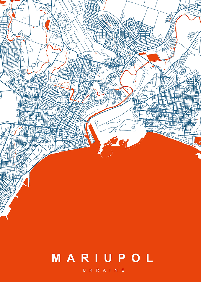 MARIUPOL Map UKRAINE