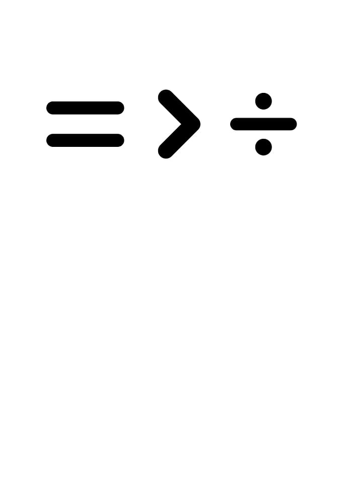 Equality Greater Than