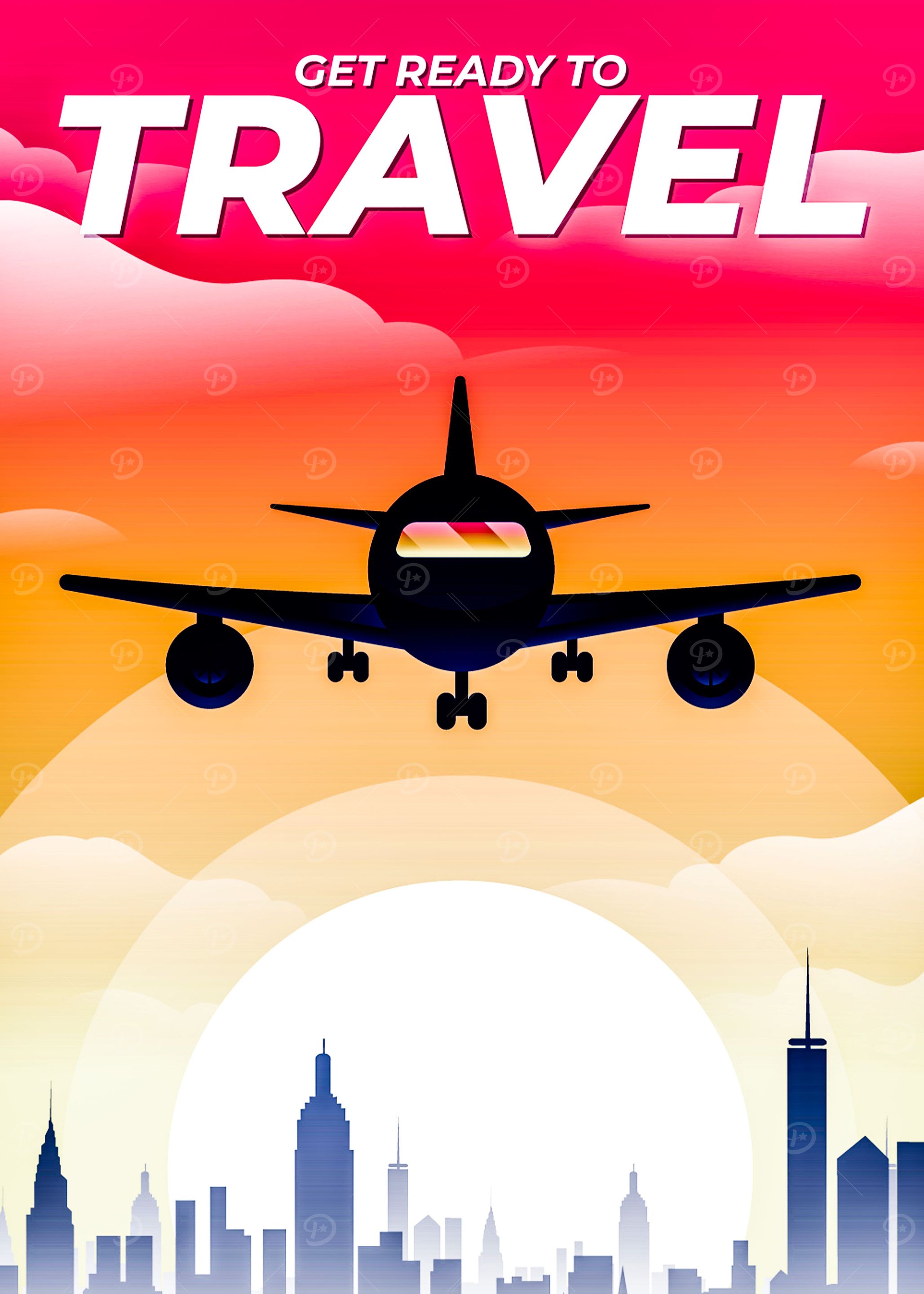 Travel Airplane Vintage