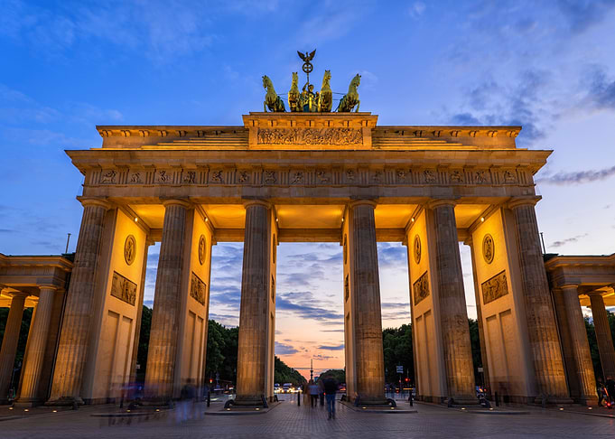 Brandenburg Gate In Berlin