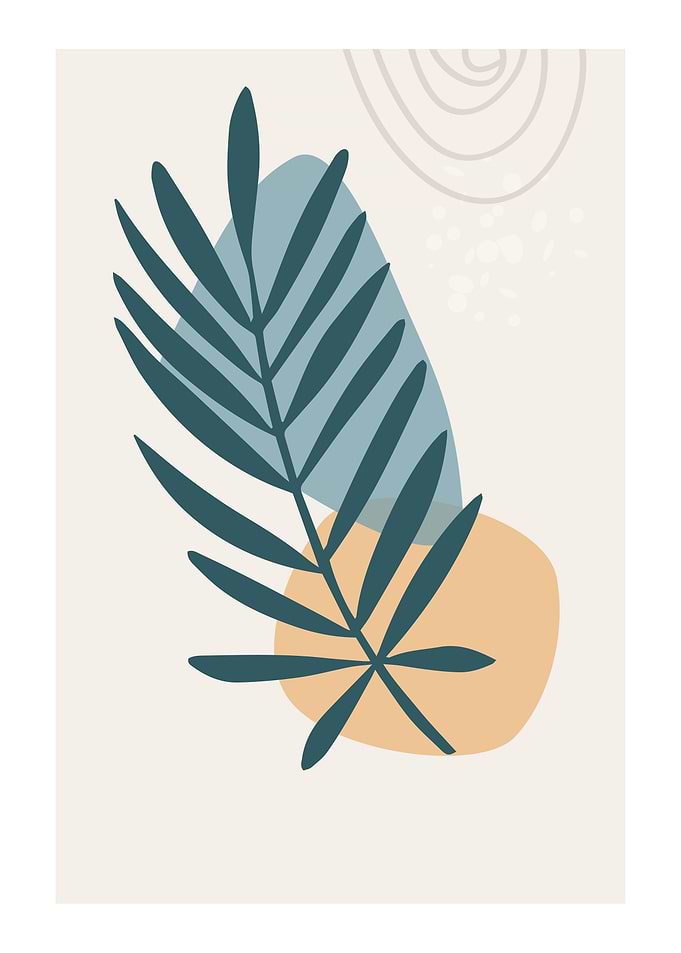 Leaf contemporary art