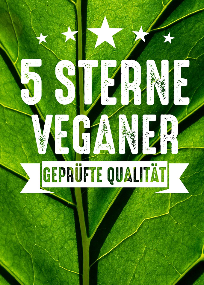 5 Sterne Vegan