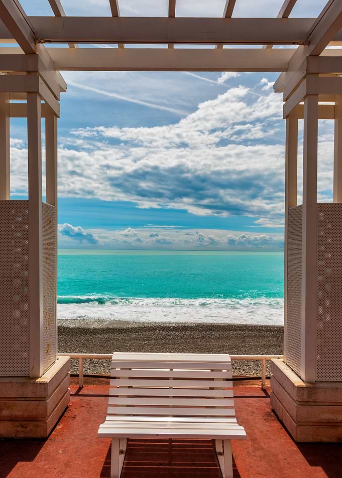 Pergola And Sea In Nice