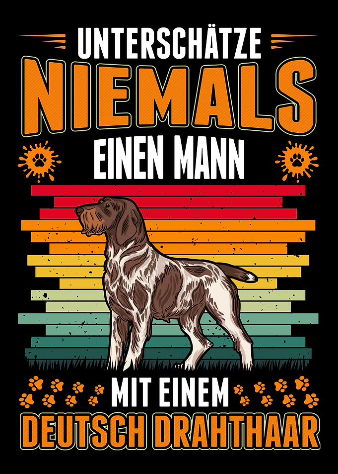 Deutsch Drahthaar Mann Ger