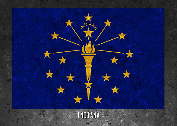 Indiana State Flag
