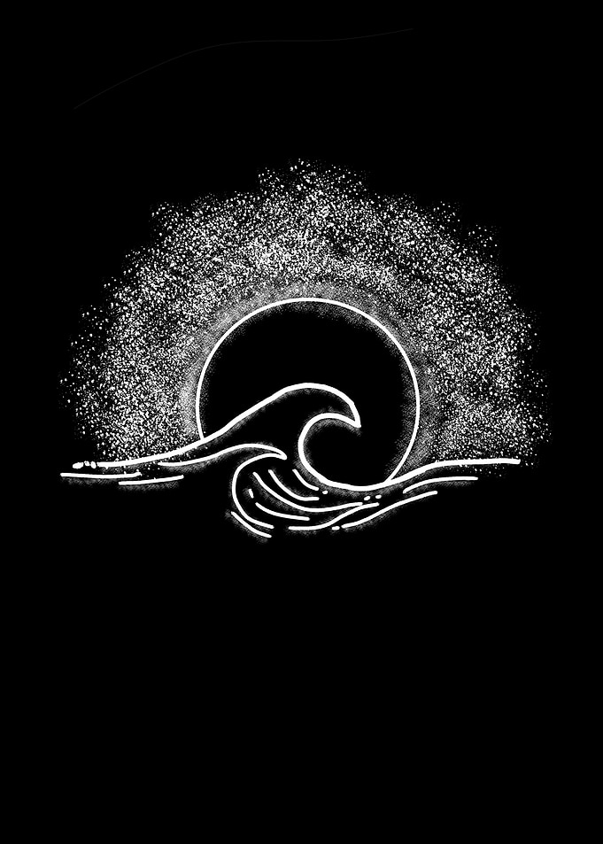 Waves abstract
